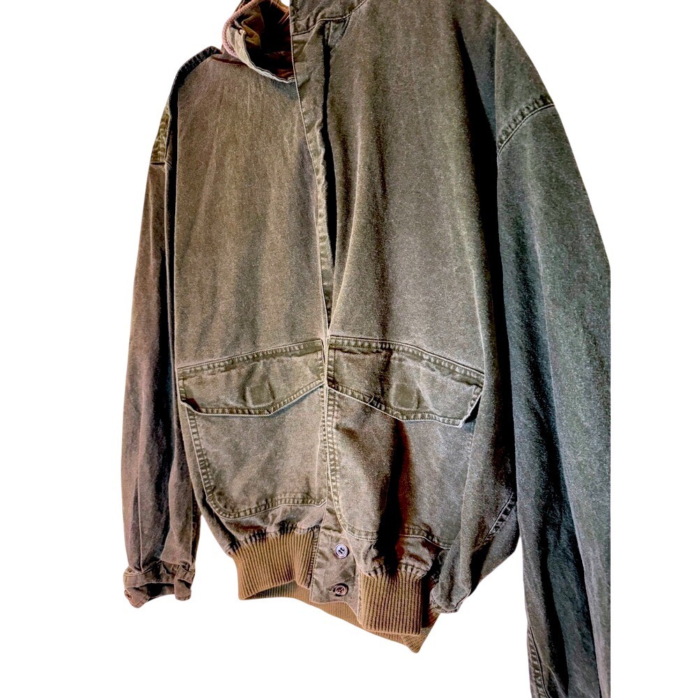 Banana Republic Women's Bomber Jacket‎ Vintage Military Size Small - Picture 2 of 10